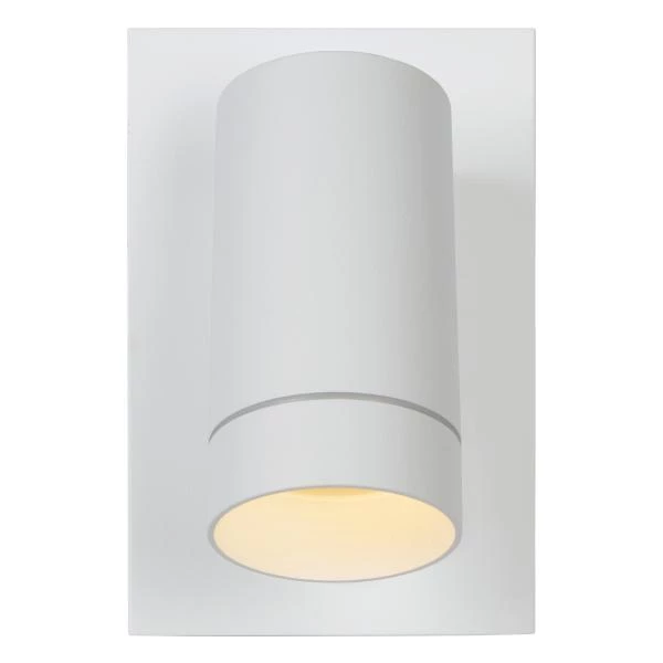 Lucide TAYLOR - Wandspot / Wandlamp Binnen/Buiten - 1xGU10 - IP54 - Bewegingssensor - Wit - detail 1